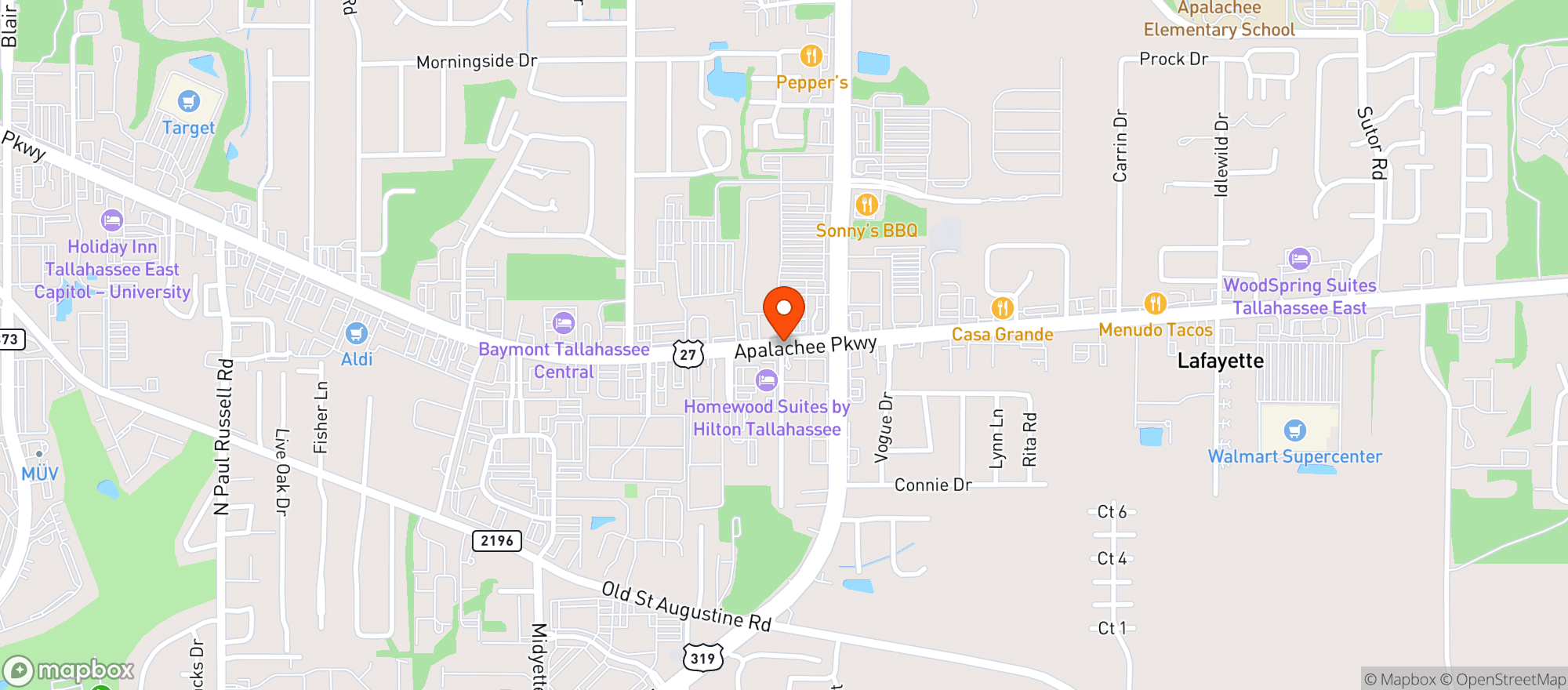 Map showing ABC Fine Wine & Spirits