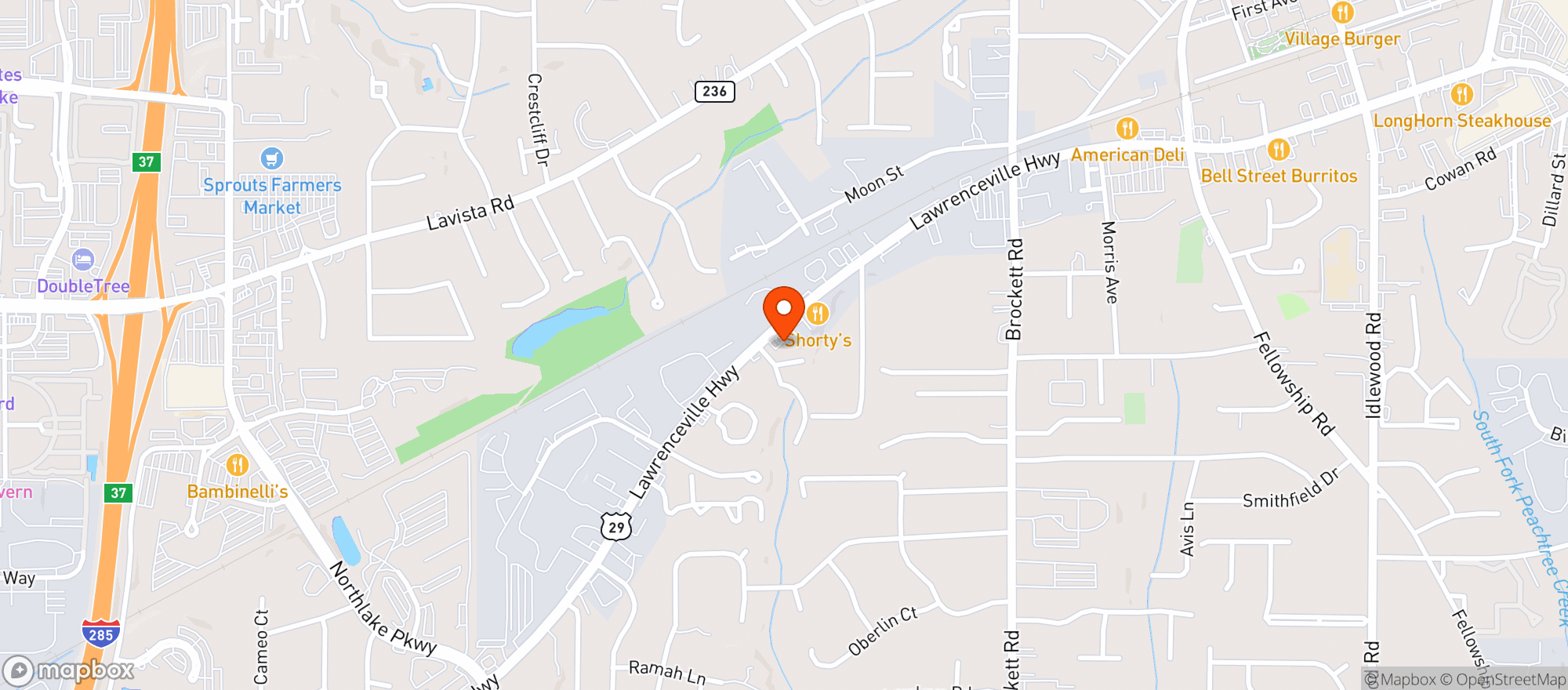 Map showing Best Food Mart