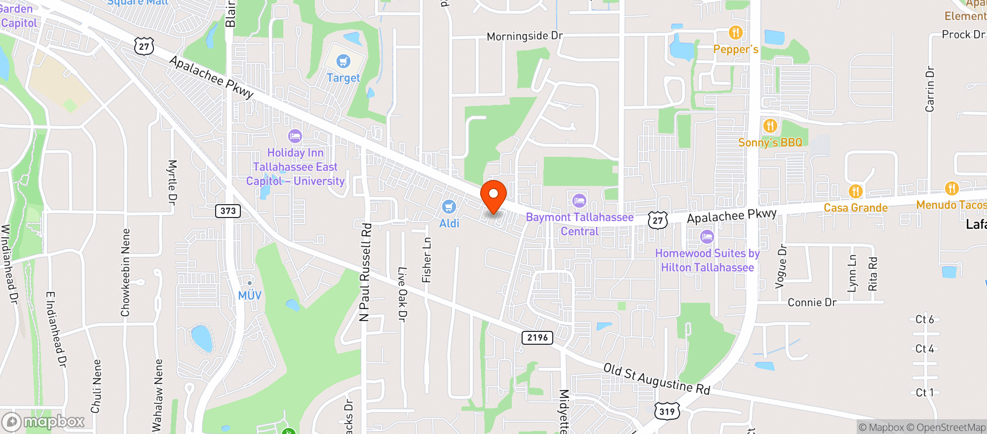 Map showing Tally Kombucha