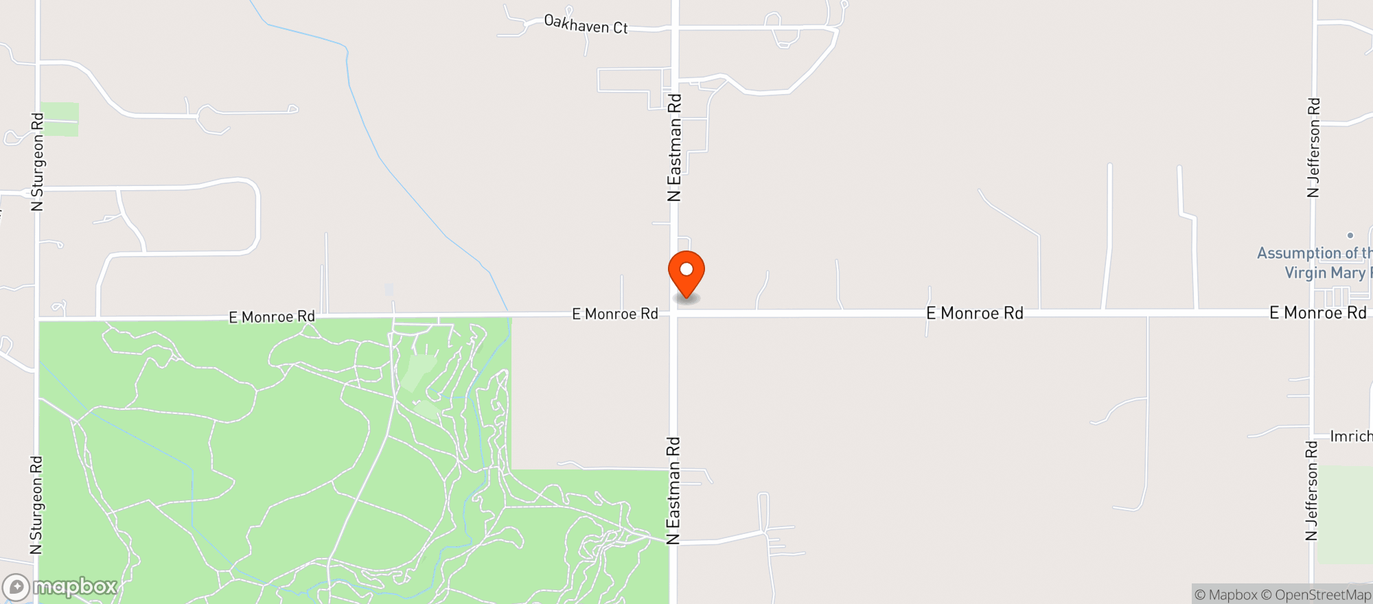 Map showing Midland Liquor