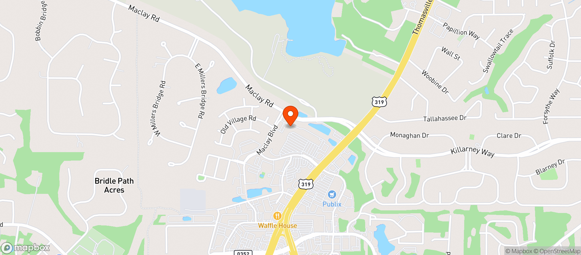 Map showing Gnc - 2871 - Village Commons S.C