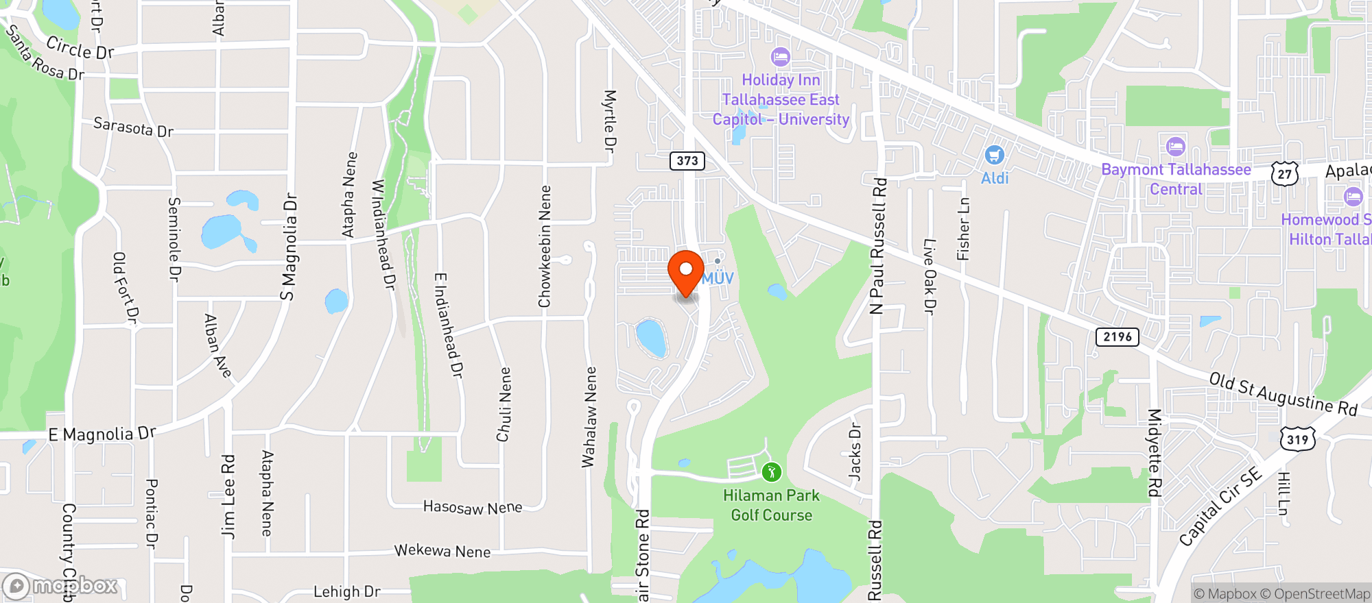 Map showing Friendly Food Mart