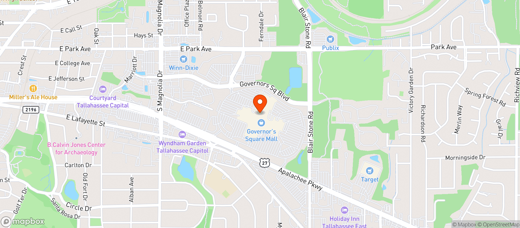 Map showing Gnc
