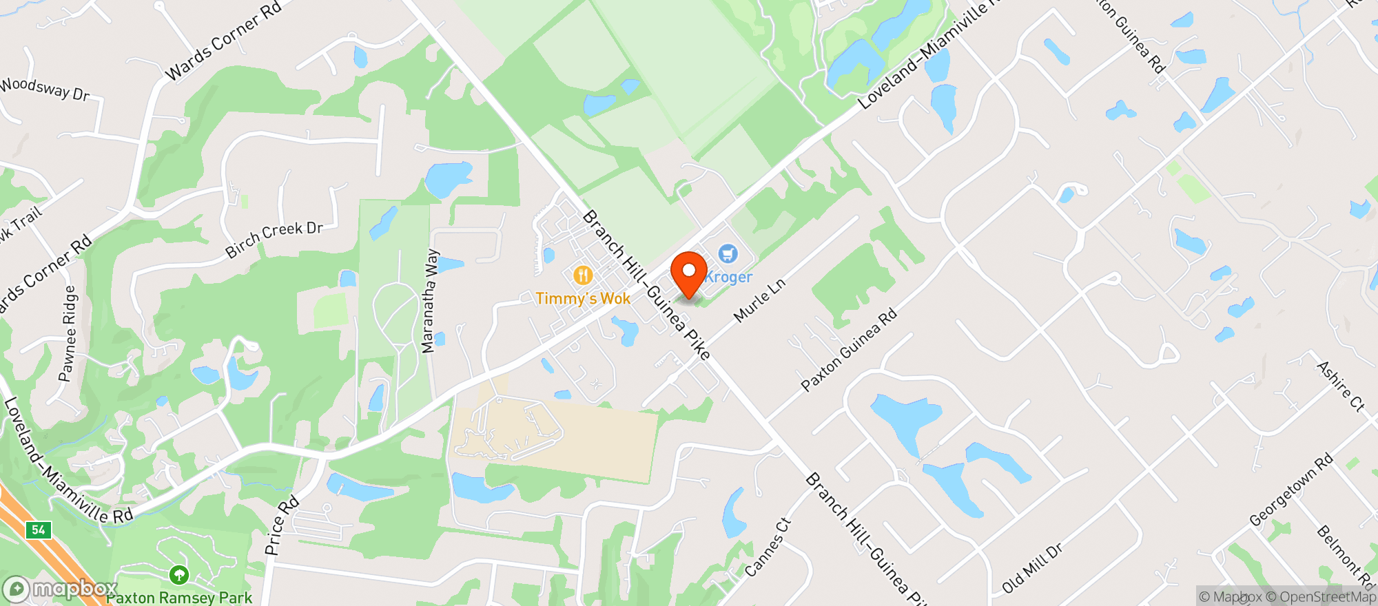 Map showing Jp's Beer & Wine