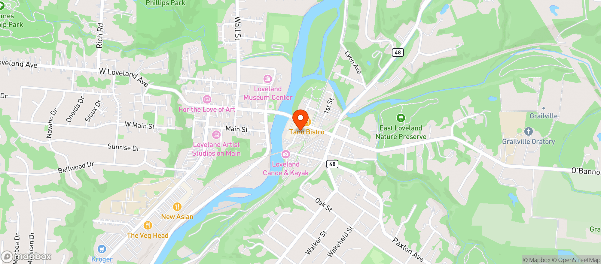 Map showing Hops And Berry Taproom