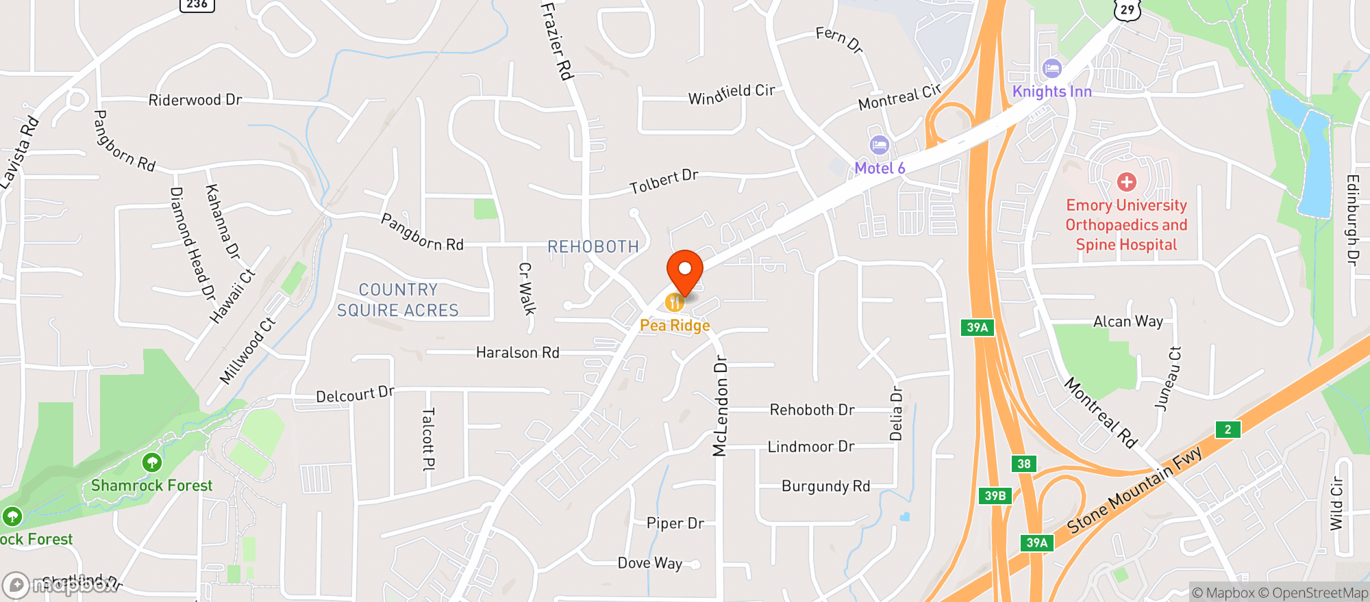 Map showing Fine Fettle - Decatur