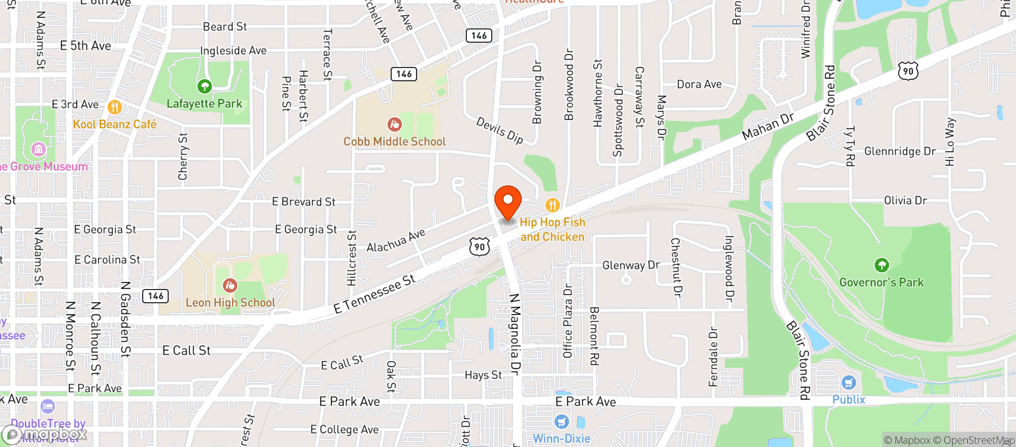 Map showing 21T Magnolia LLC