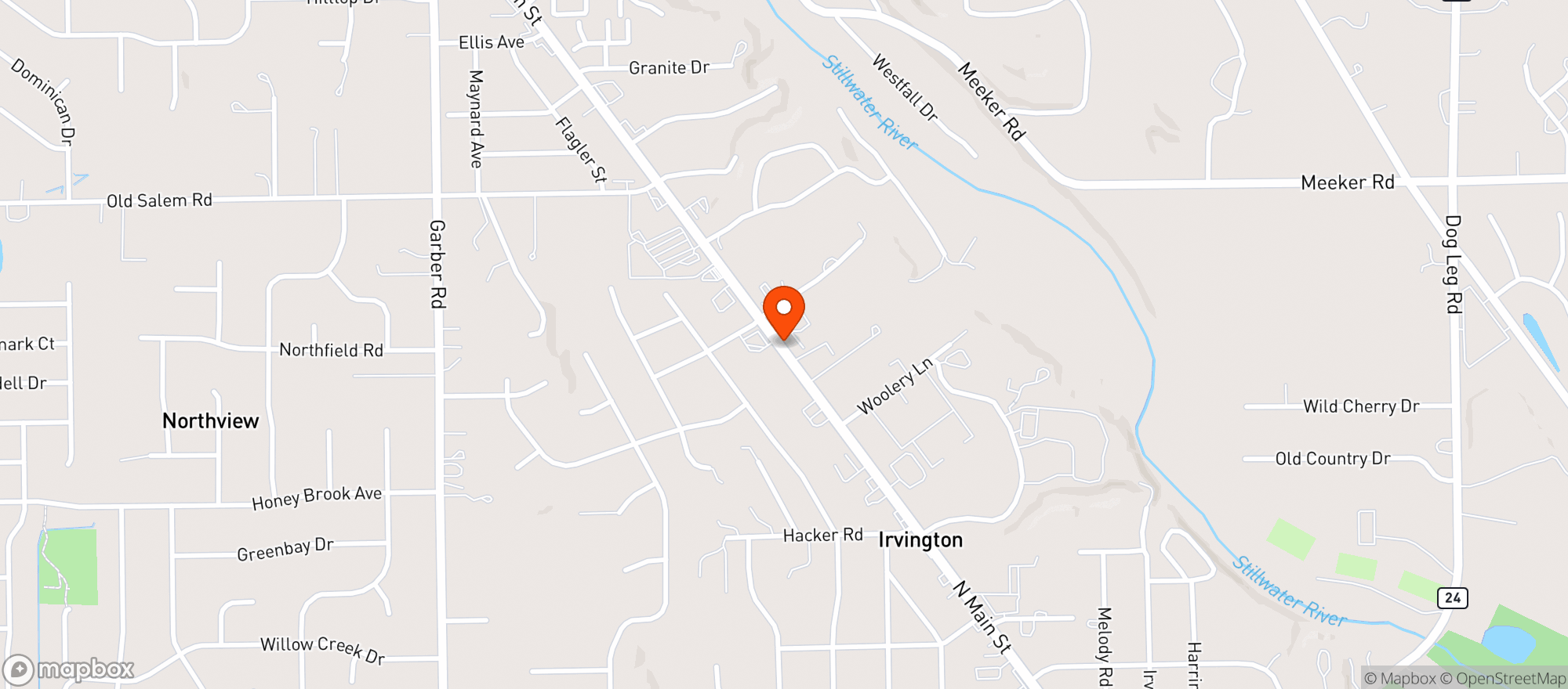 Map showing Rays Wine And Grill  And The Splash