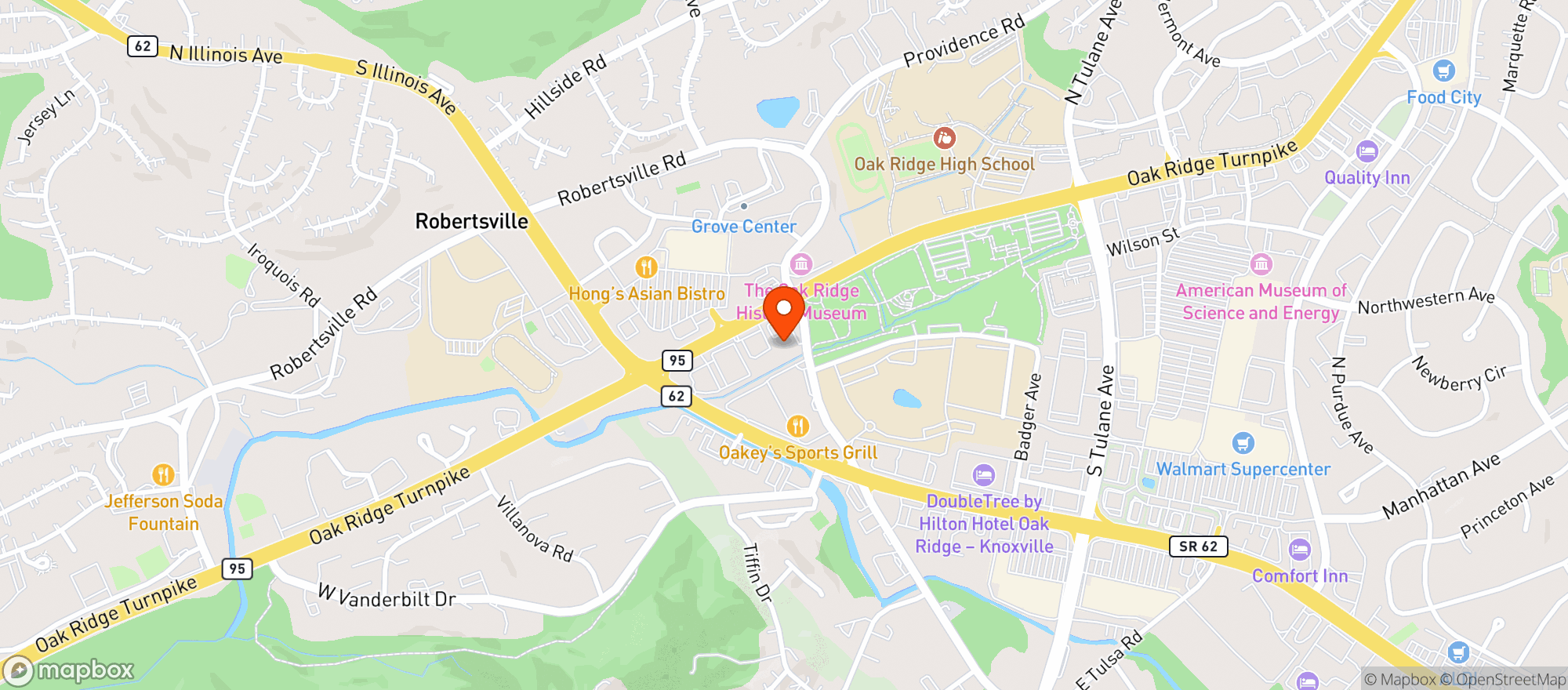 Map showing Lizz Wine & Spirits