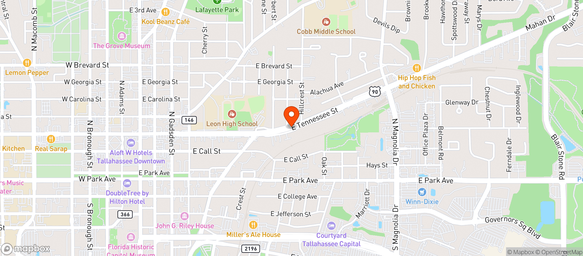 Map showing Beer Stop