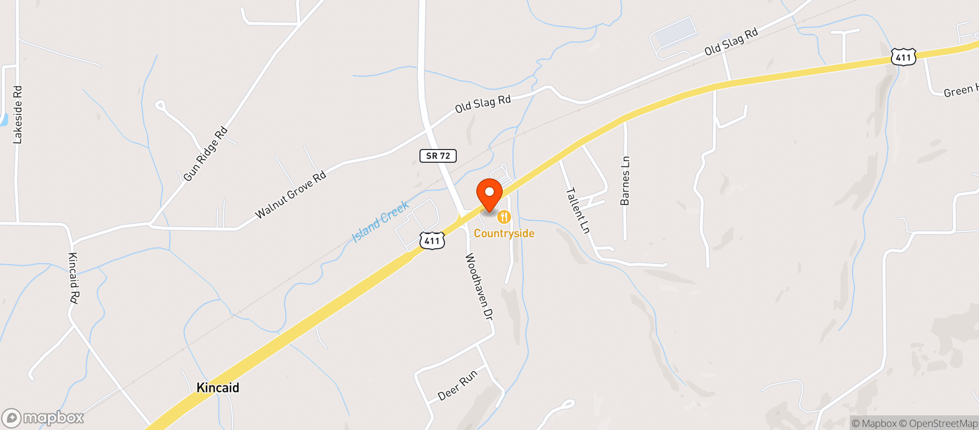 Map showing Weigels #54