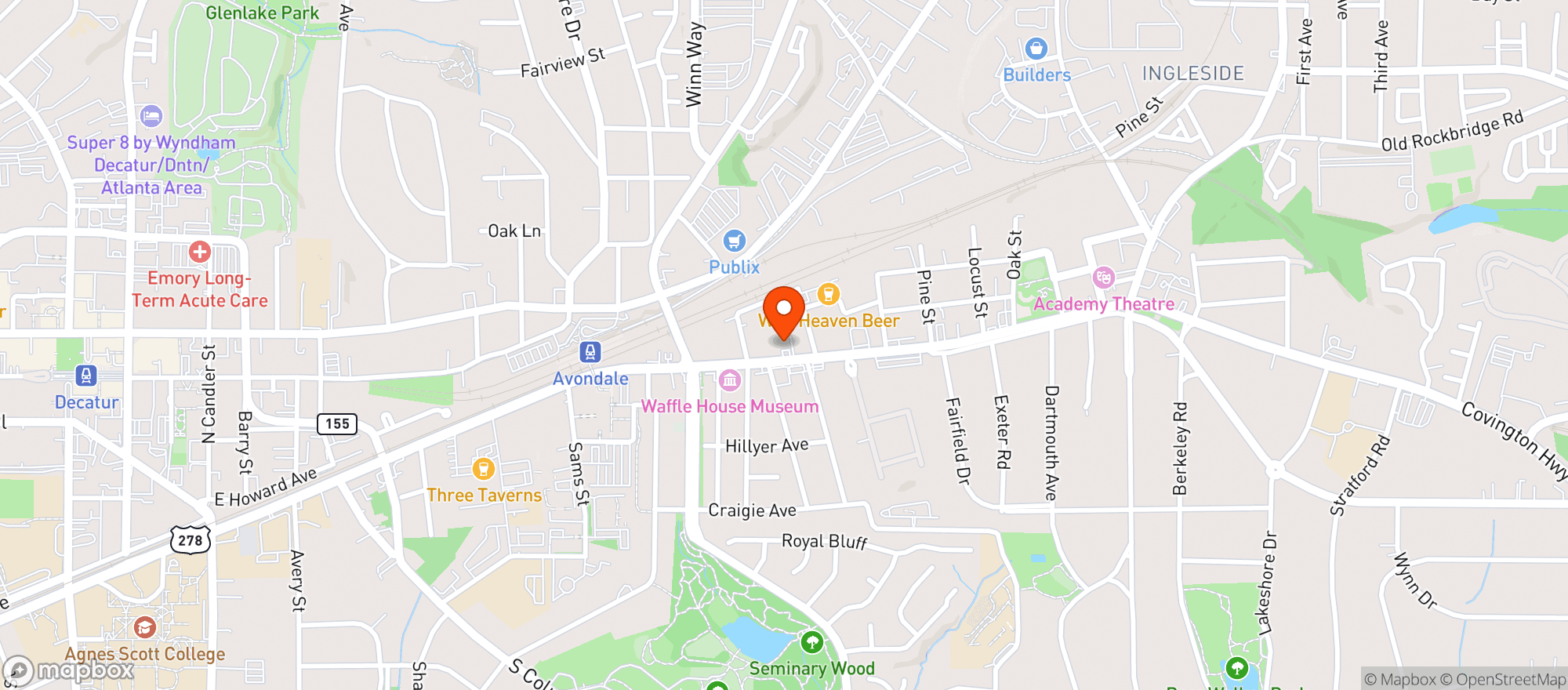 Map showing Puff Smoke Shop