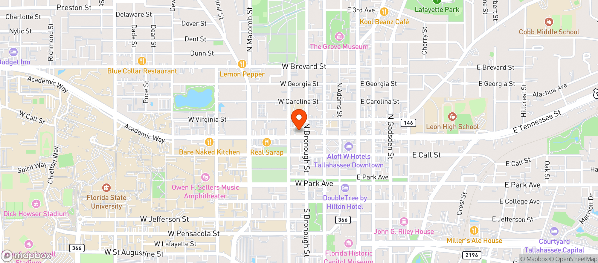 Map showing Four Points By Sheraton