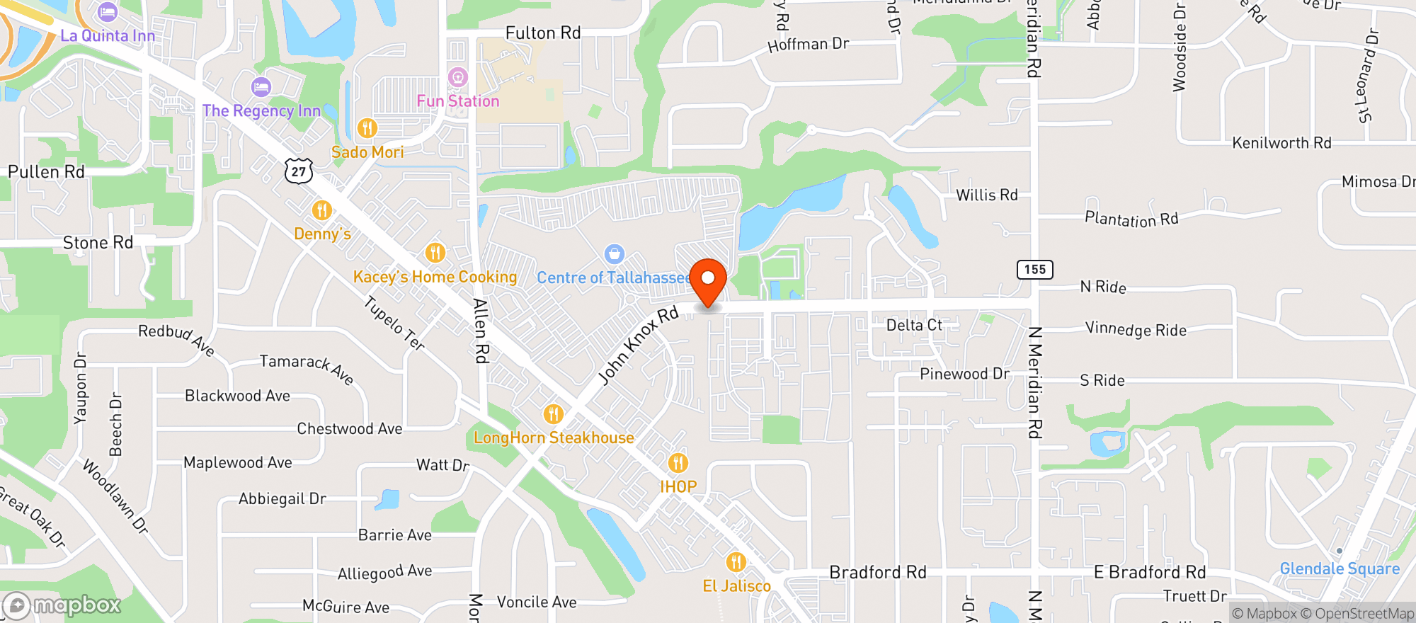 Map showing Beer City