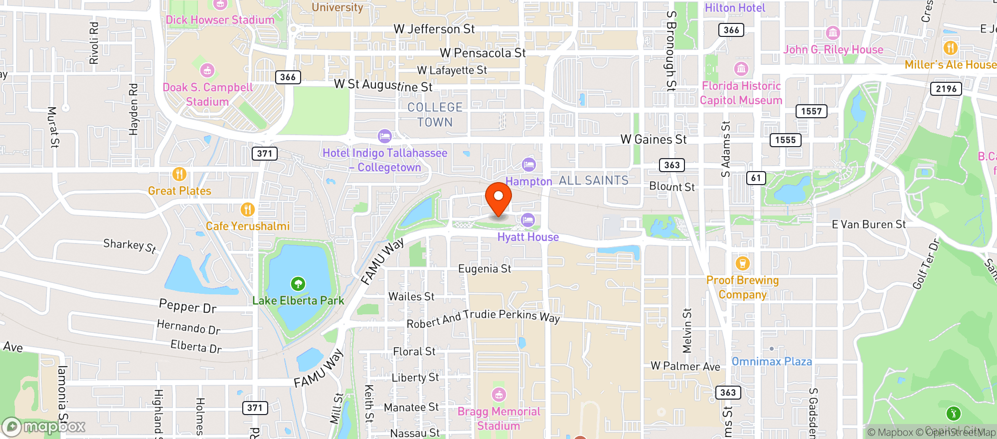 Map showing North Flora Collective