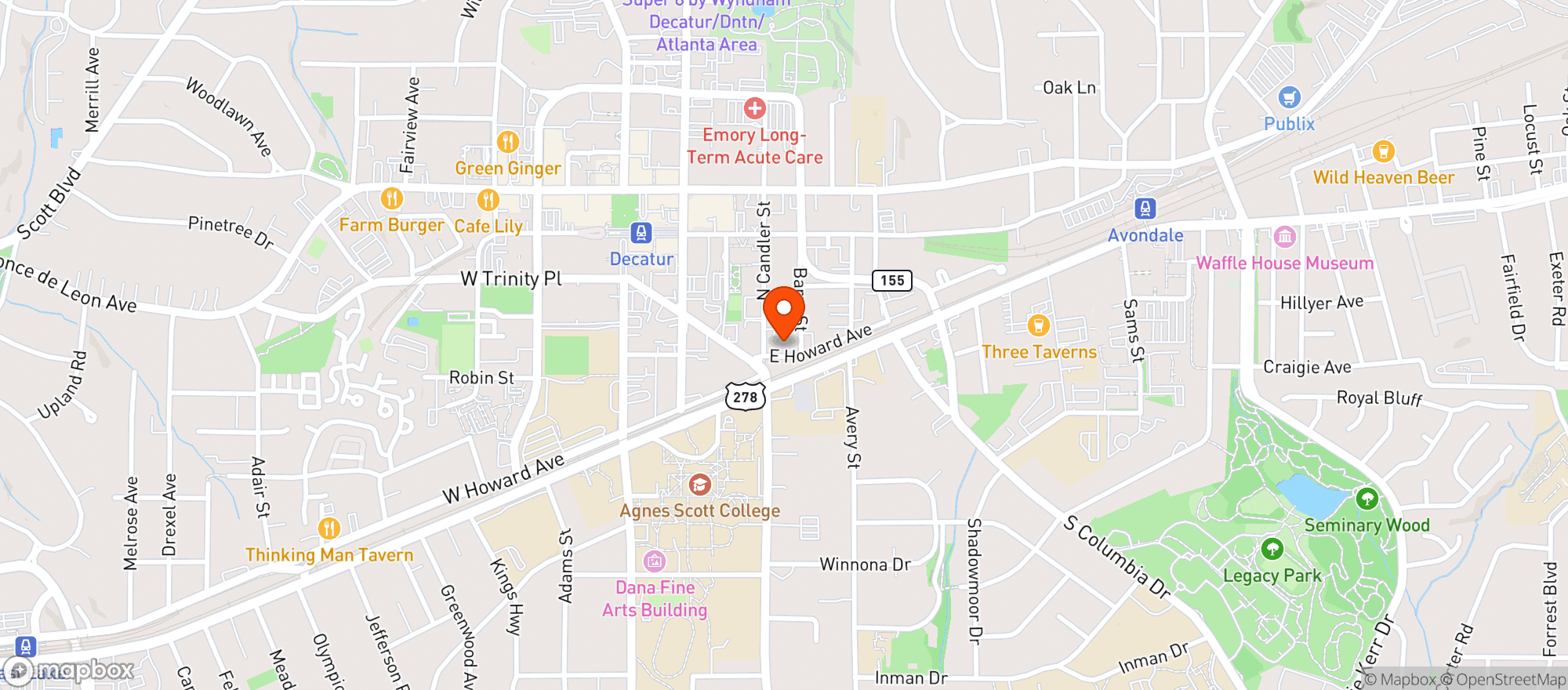 Map showing KELLY S MARKET