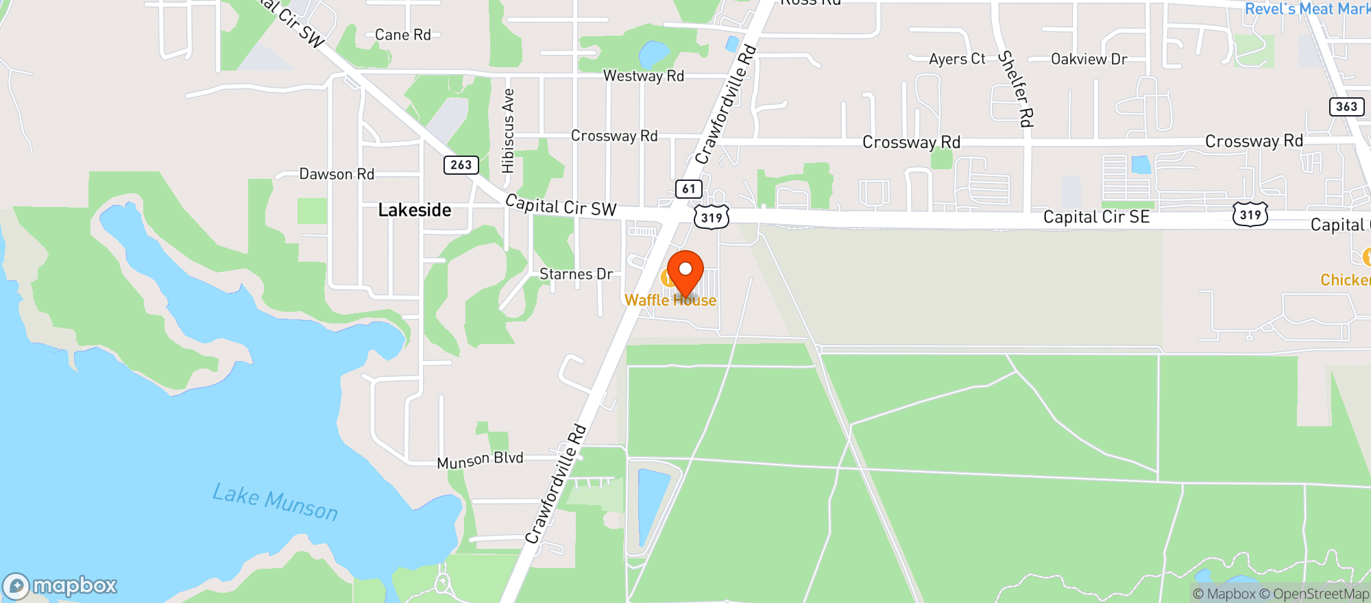 Map showing Market Square Liquors