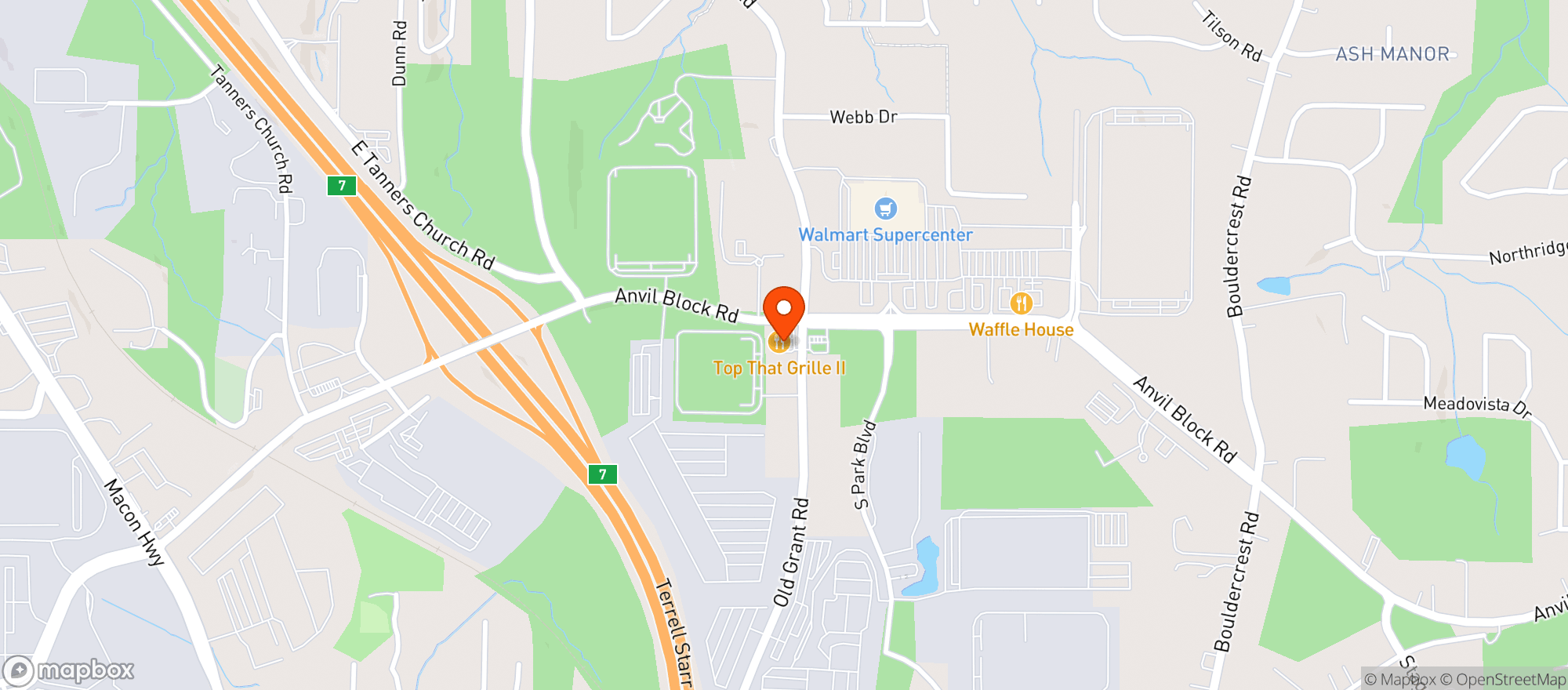 Map showing Anvil Block Bp/ Amoco