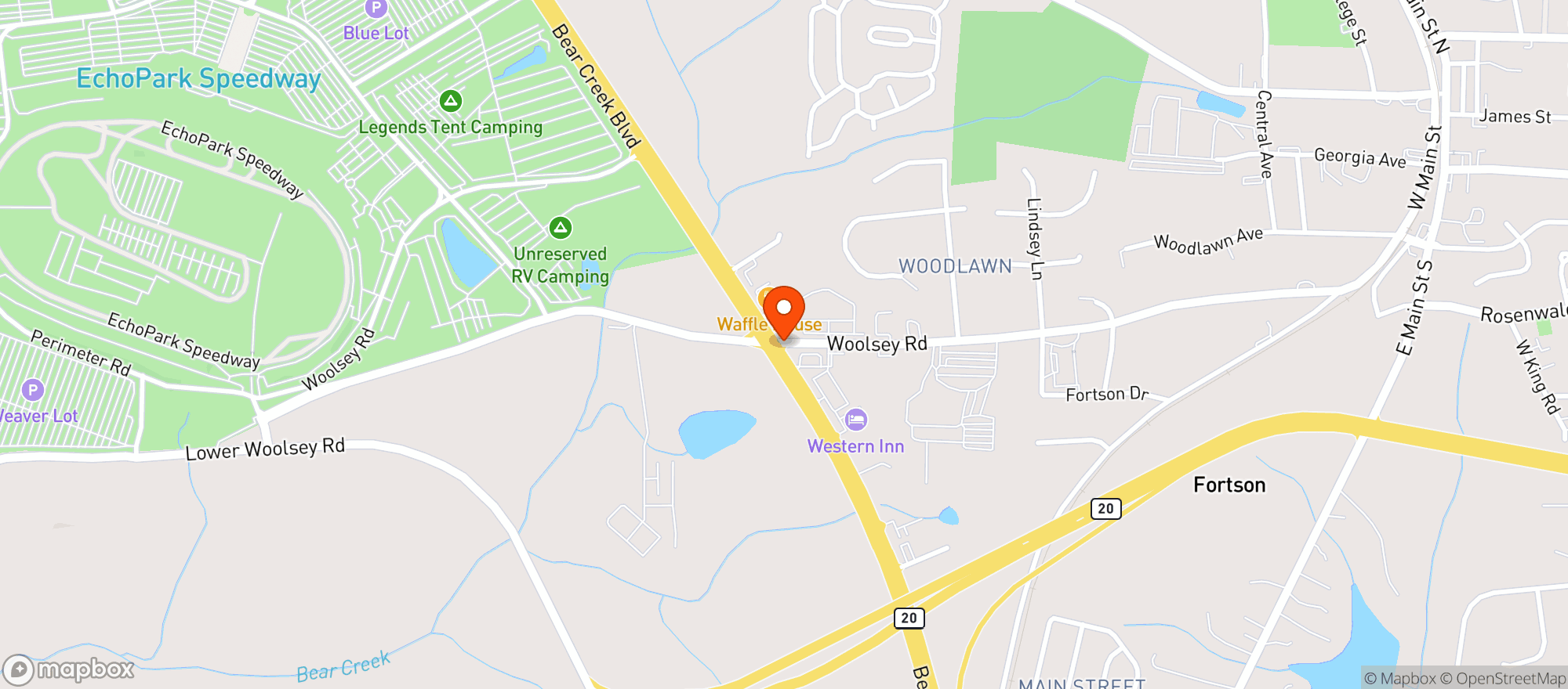 Map showing Cheers Liquor Store