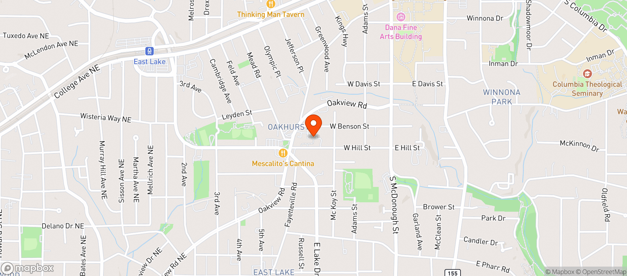 Map showing Scout