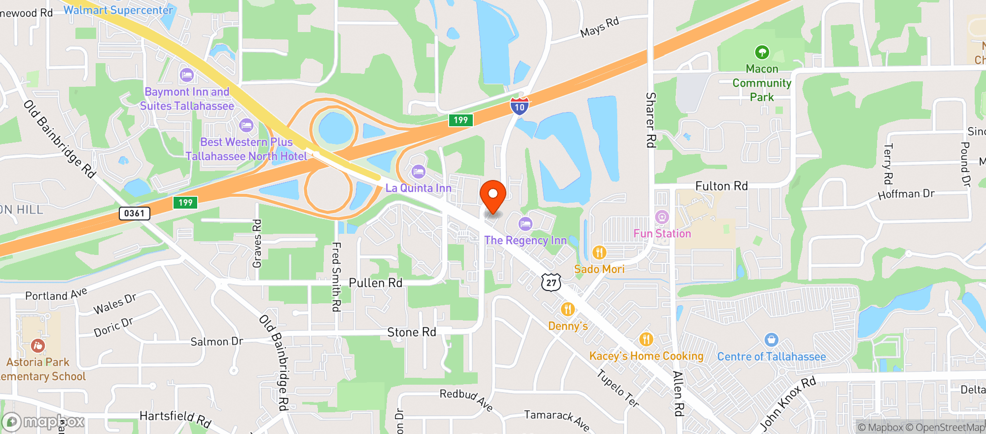Map showing Monroe Chevron