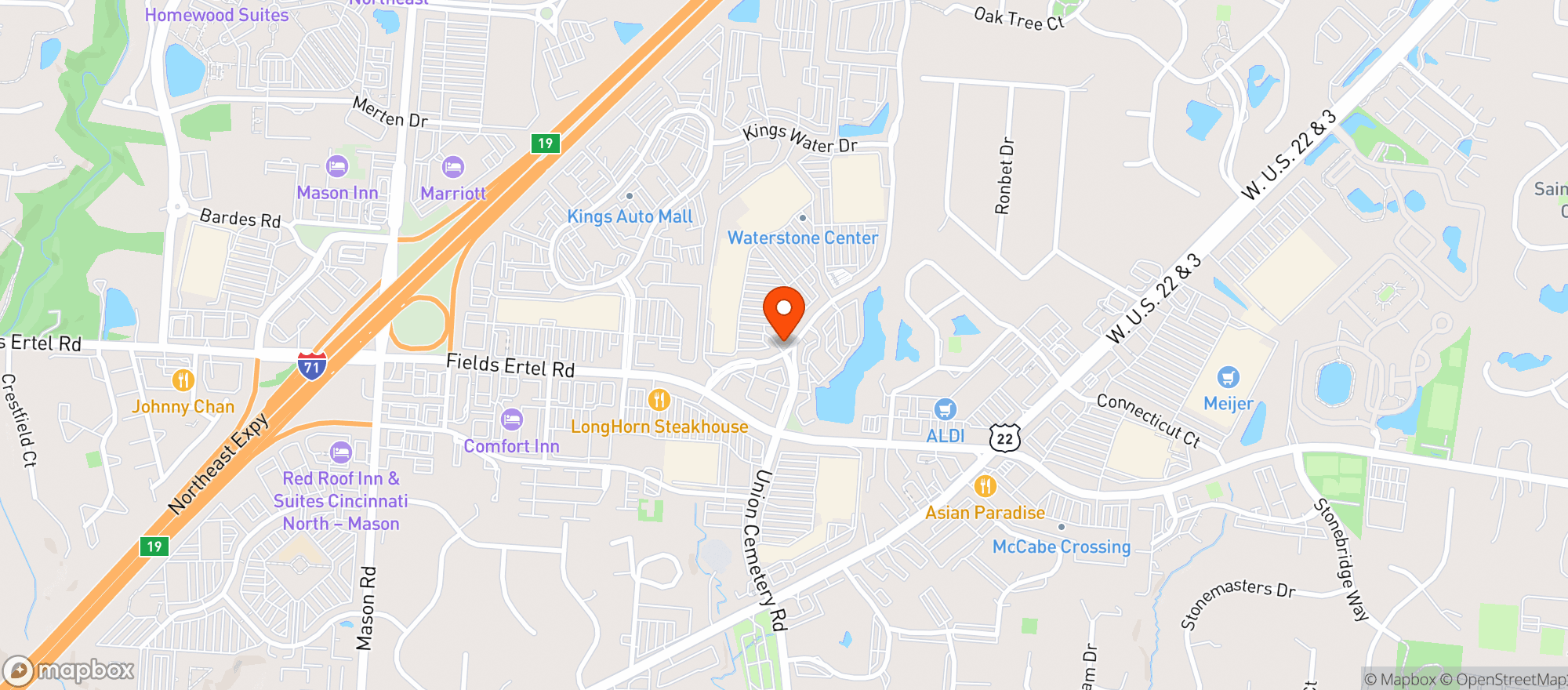 Map showing TARGET