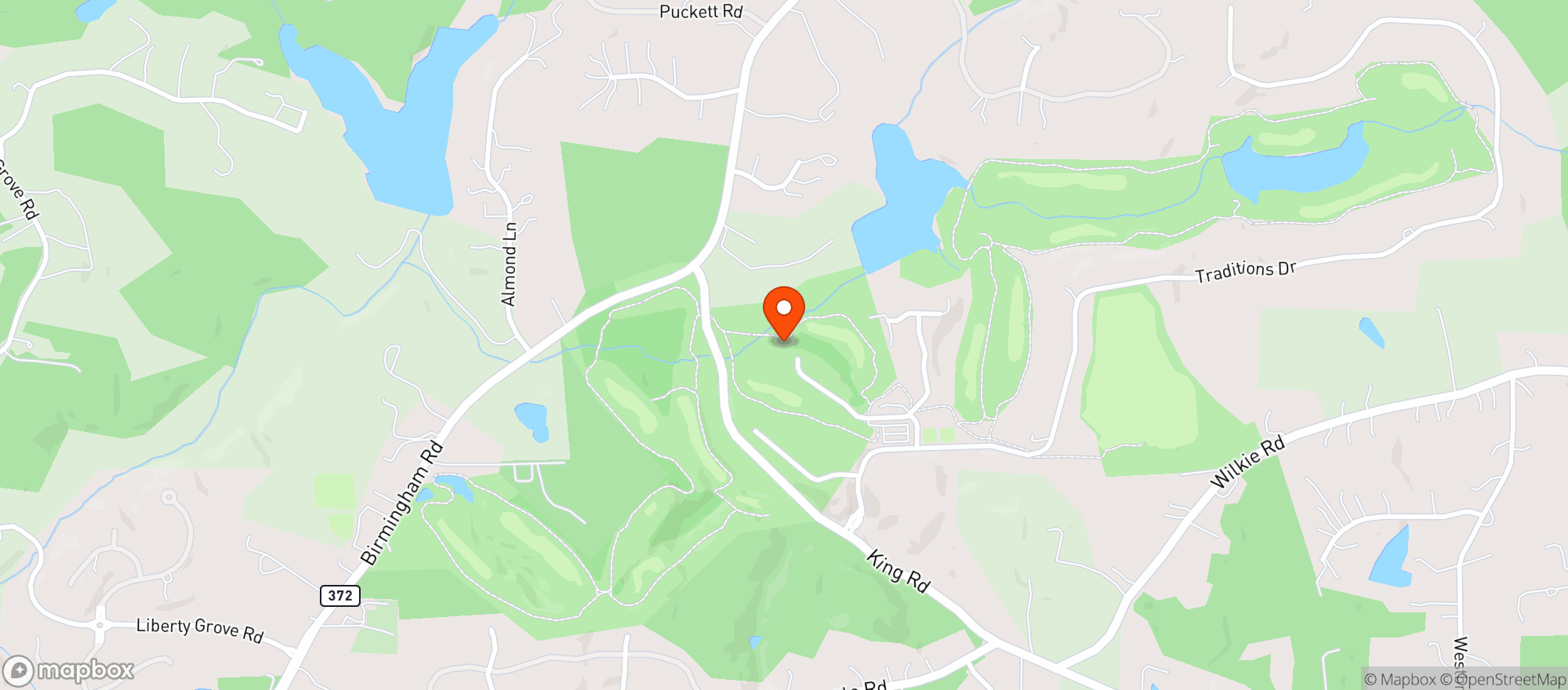 Map showing Echelon Golf Club