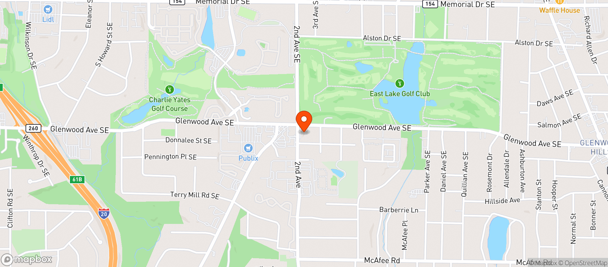 Map showing Quick Mart 2371 - Bp