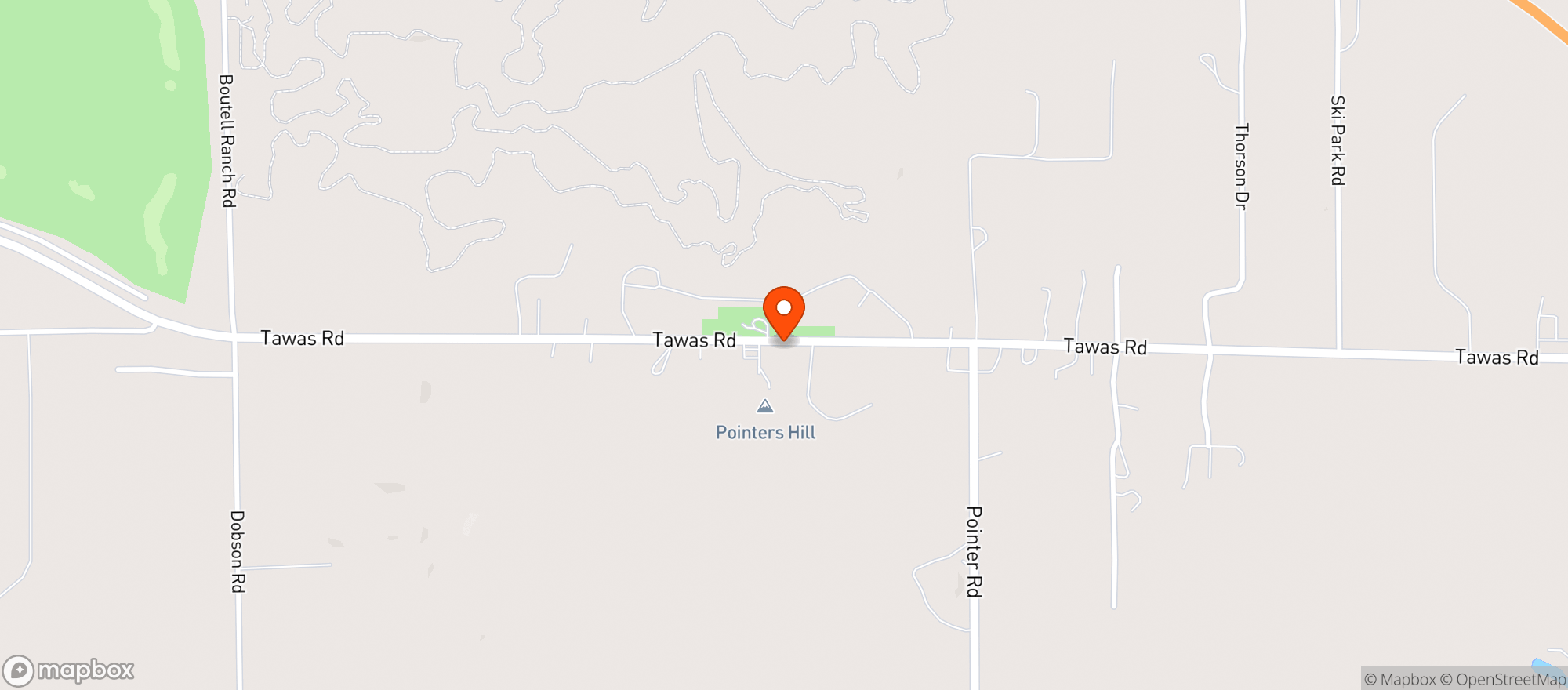 Map showing Eagles Lodge #3646