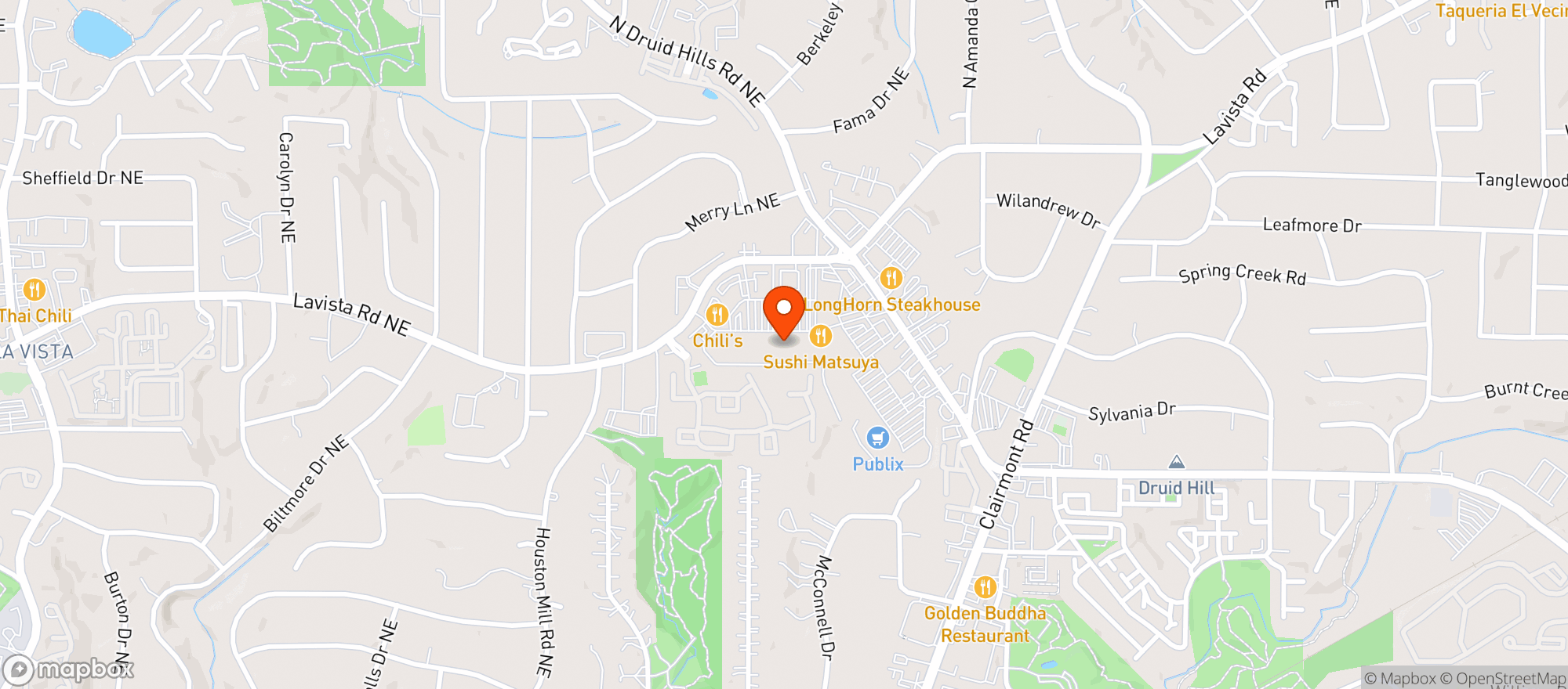 Map showing Kroger