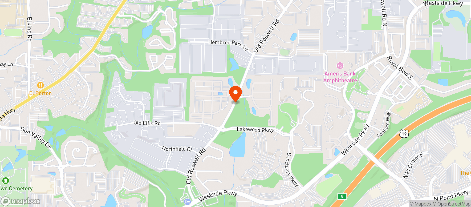 Map showing Rising Cloud Vape, LLC