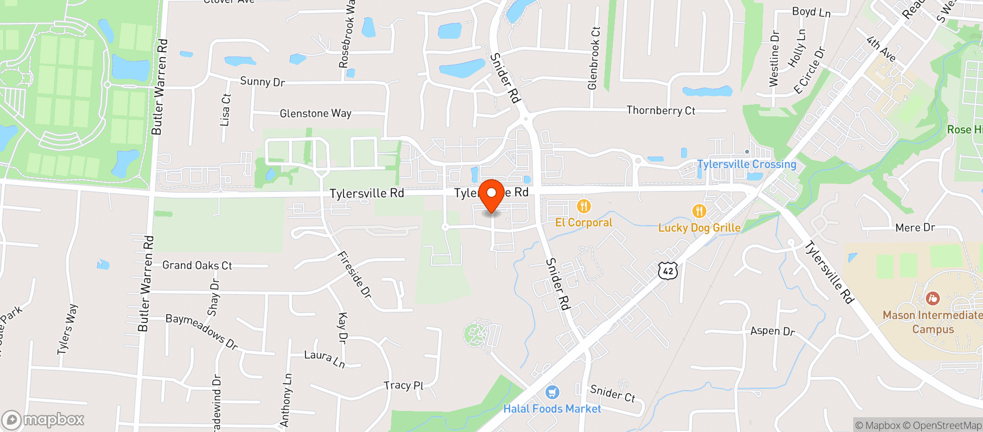 Map showing Arrow Wine & Spirits