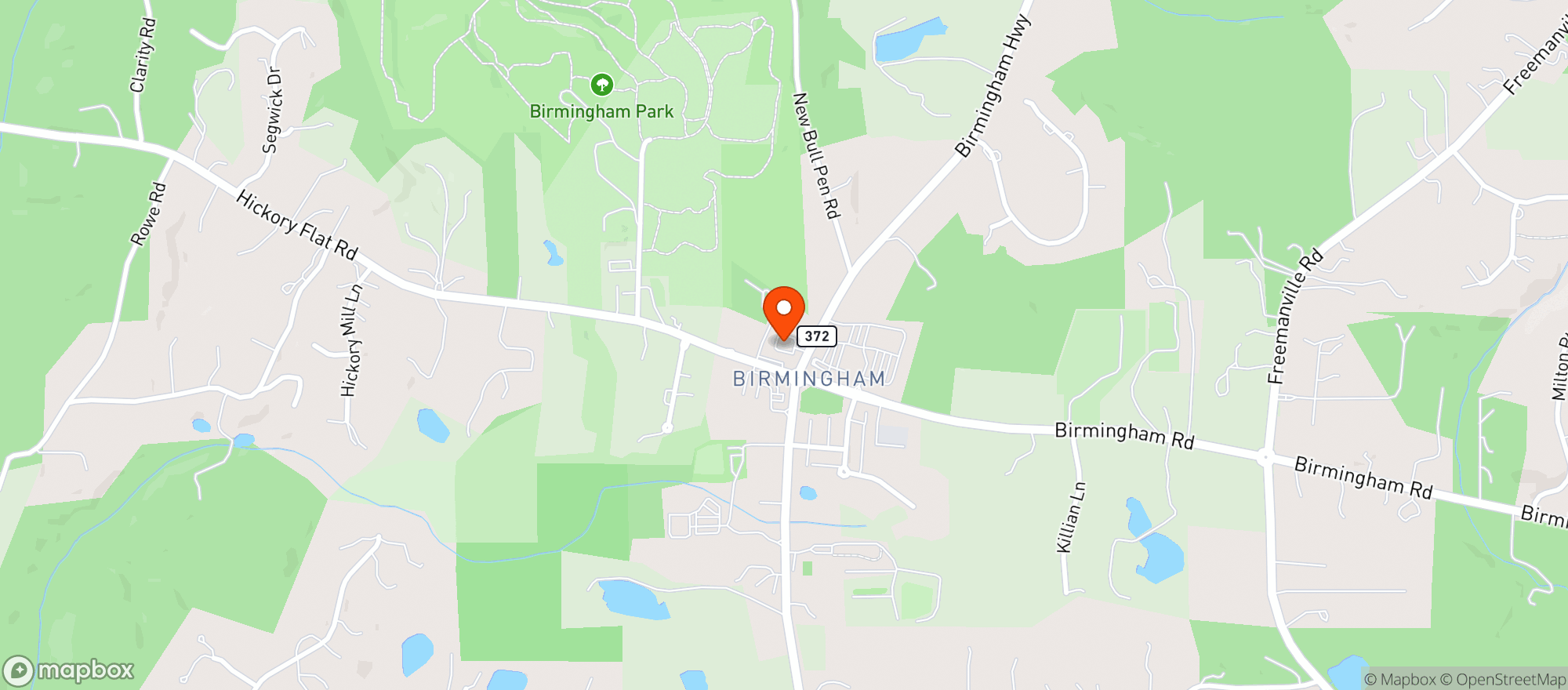 Map showing Shell Food Mart