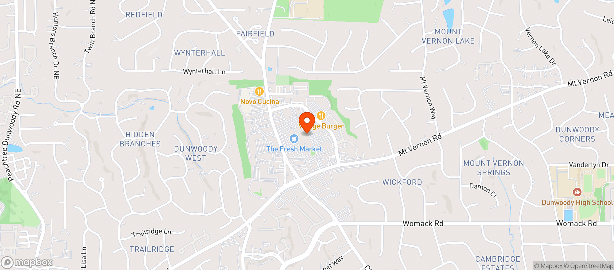 Map showing Barn Booze & Bites