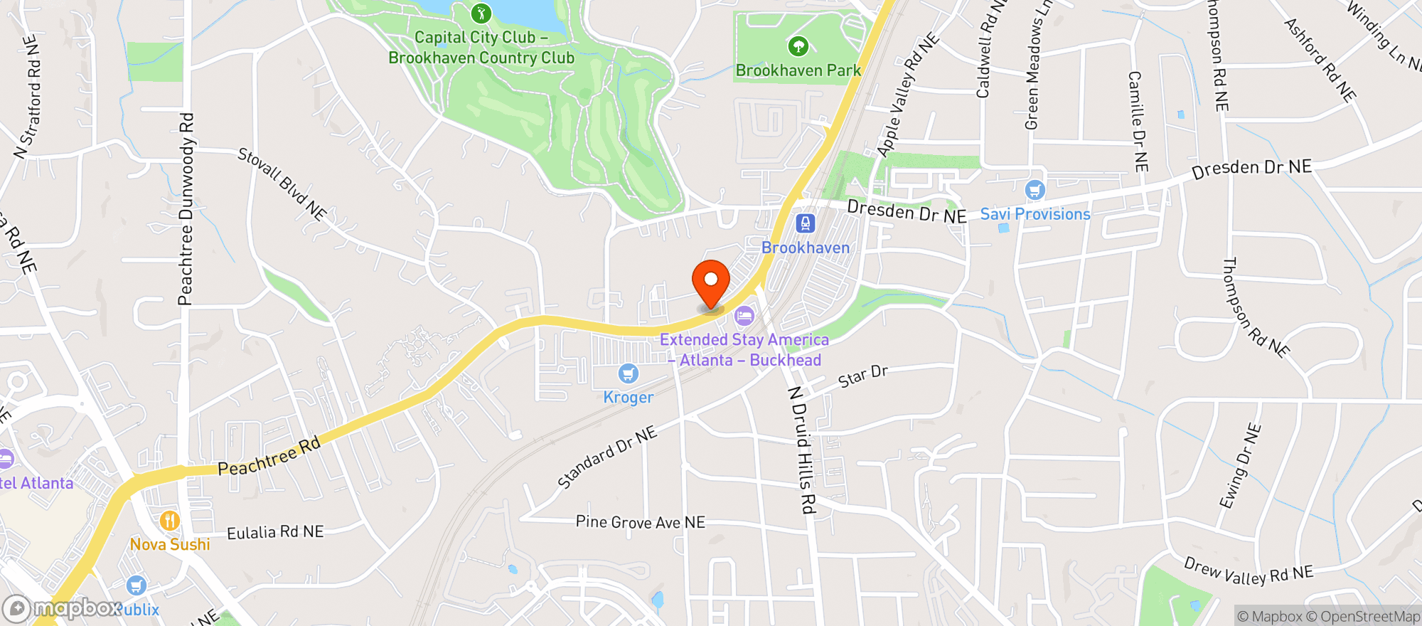 Map showing Total Wine & More