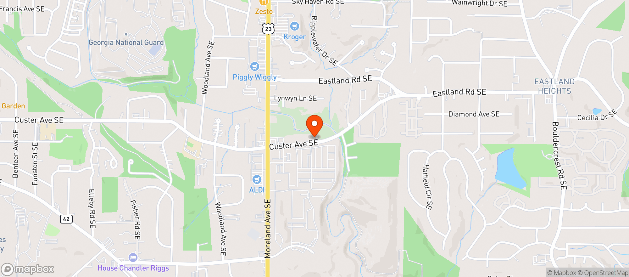 Map showing Citgo Food Mart_18