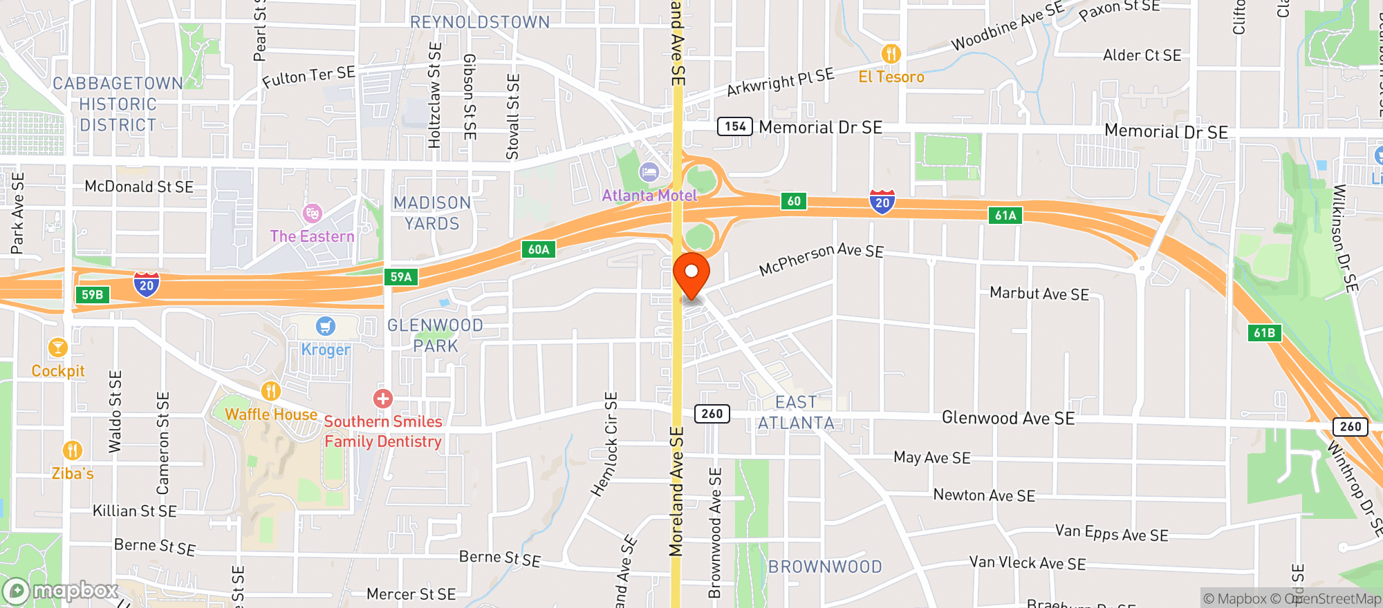 Map showing Buddys