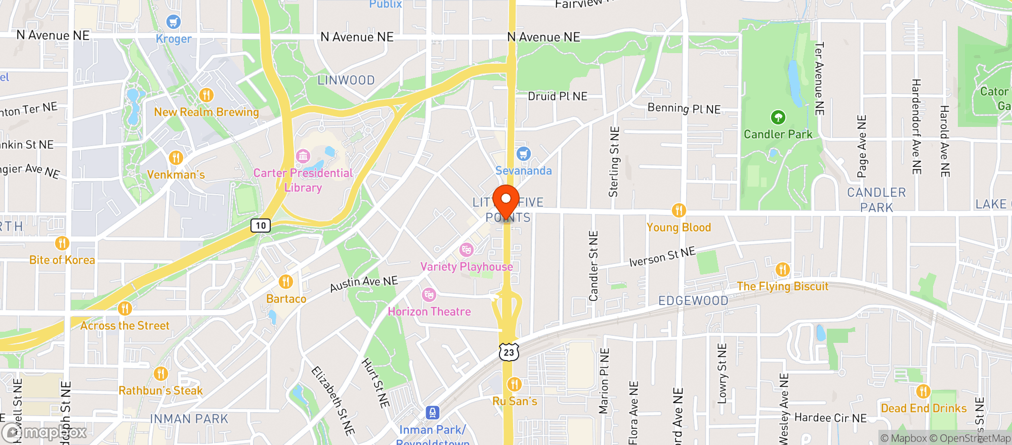 Map showing 76
