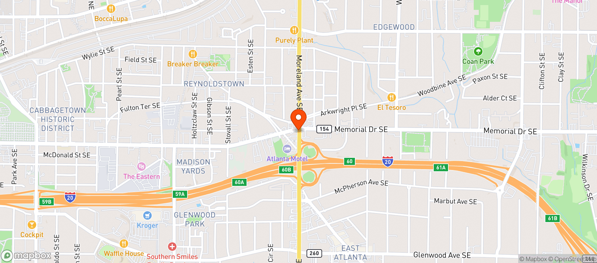 Map showing Citi Wine And Spirits