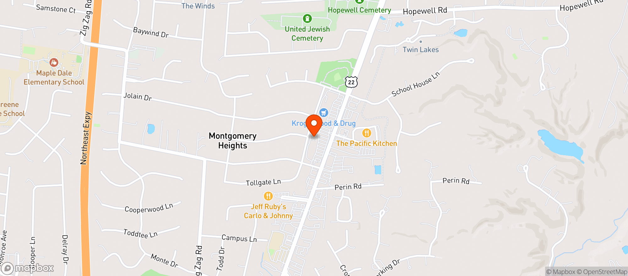 Map showing Your CBD Store Montgomery
