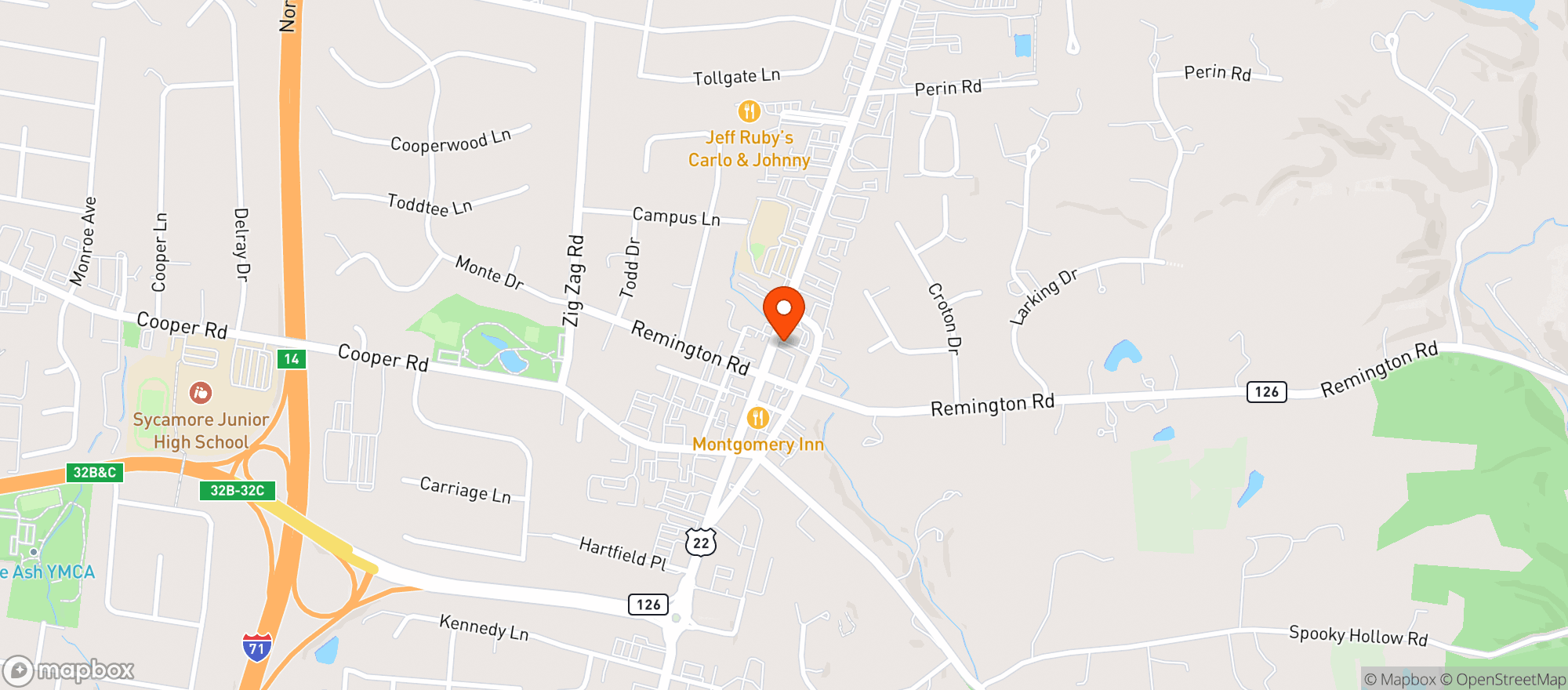 Map showing Ohio CBD Guy
