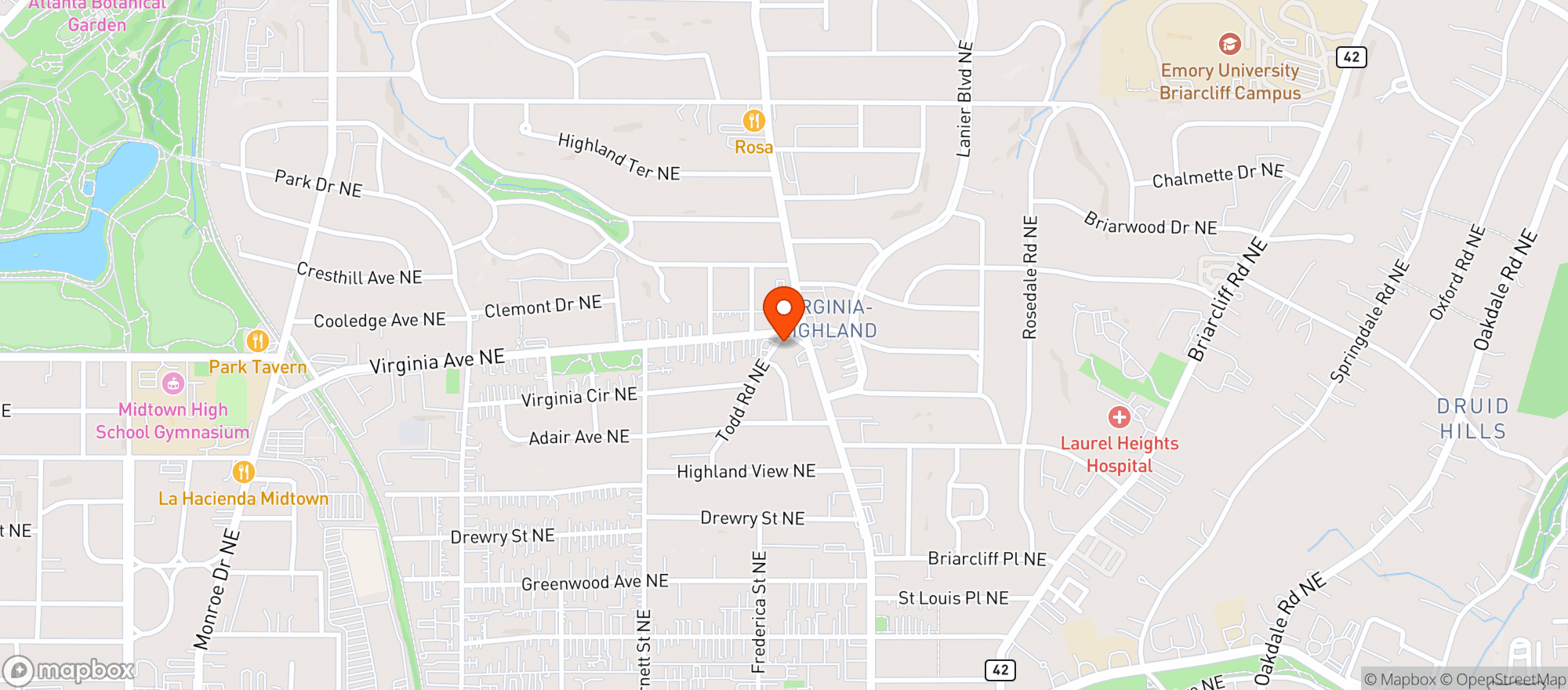 Map showing Murphys More Than A Deli