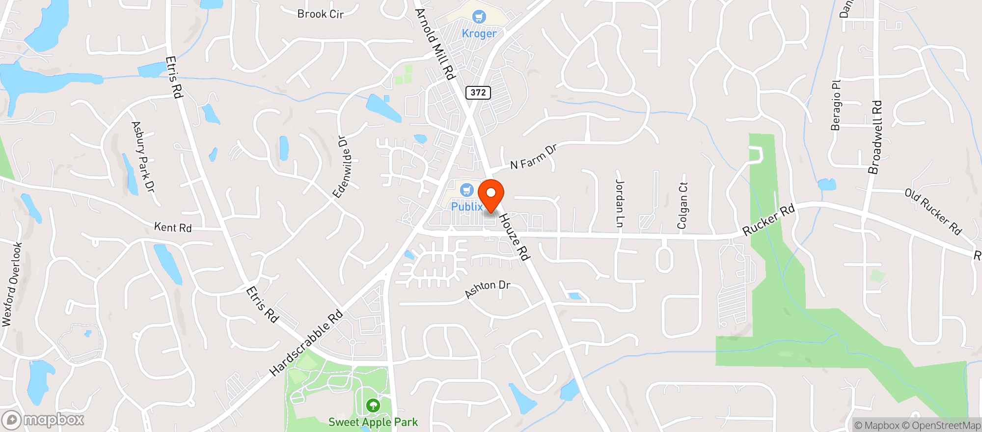 Map showing Circle K - #4721