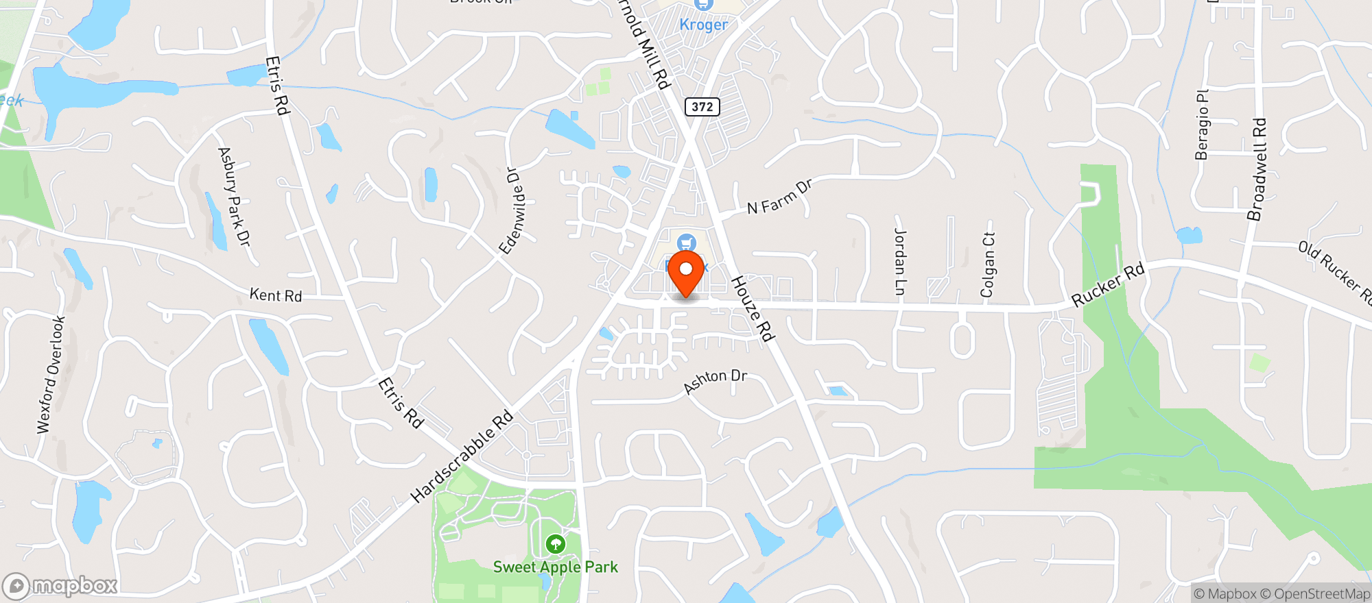Map showing Publix Super Market