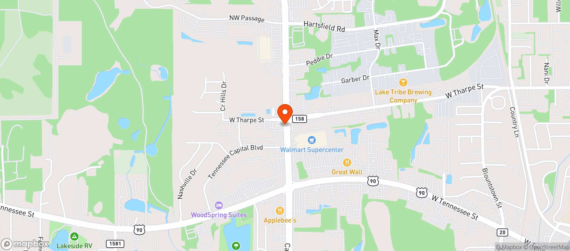 Map showing Sunstop