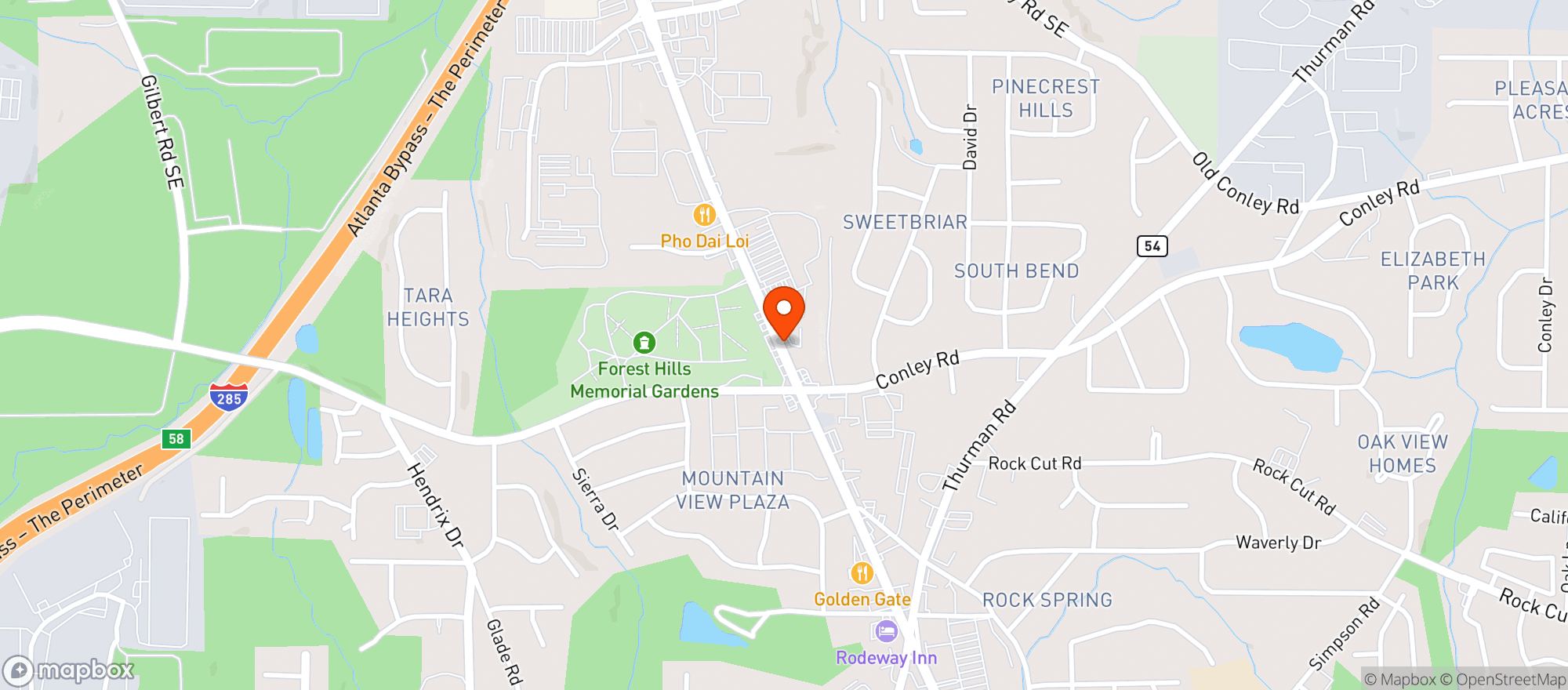 Map showing Luxx Atl smoke & vape Co