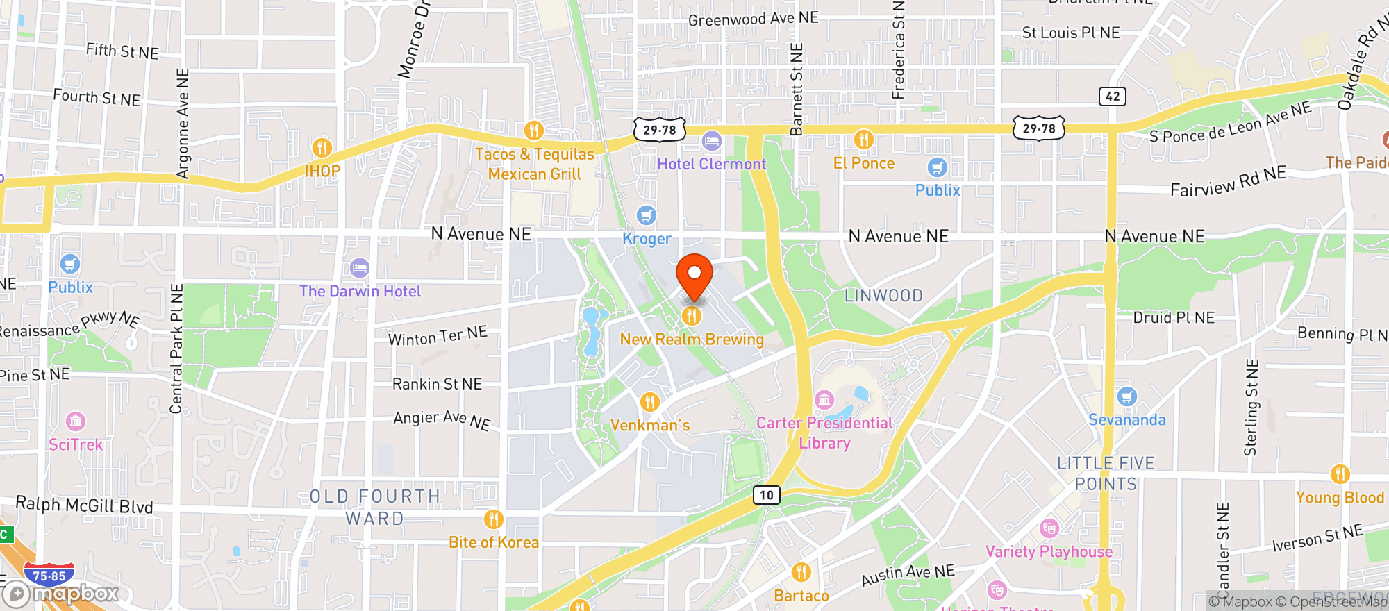 Map showing Azara(ttc Hosp Ventures)