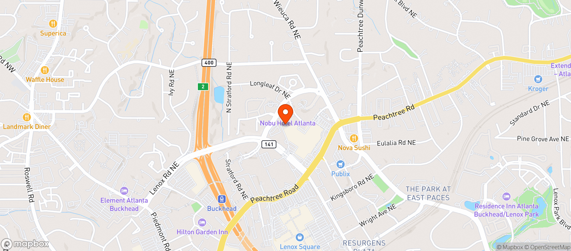 Map showing Legends @ Citizens Market
