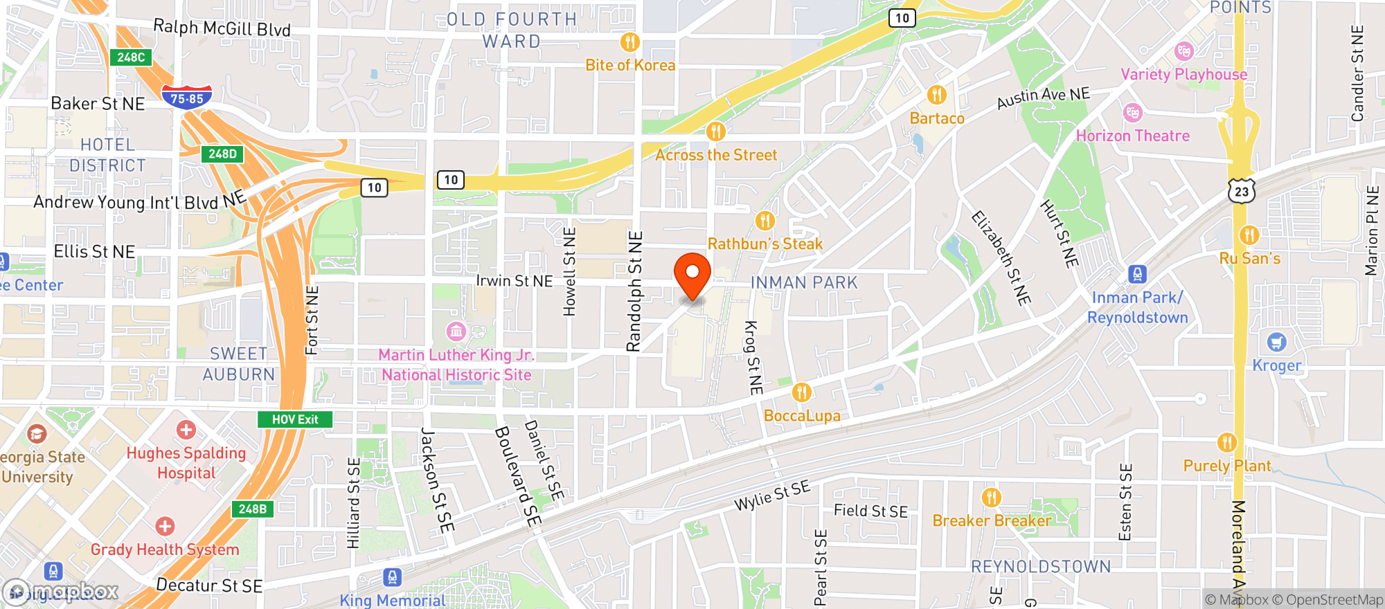 Map showing Yuji Modern Japanese