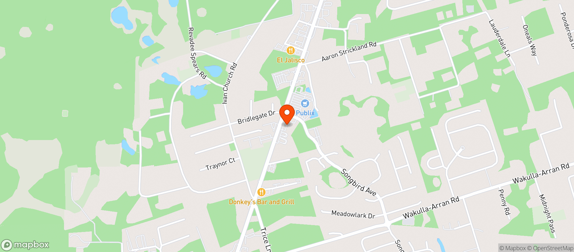 Map showing Circle K #2706478